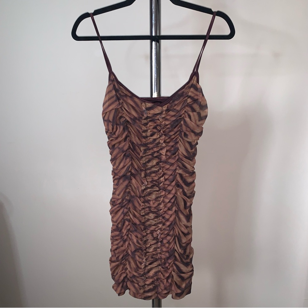 Urban Outfitters Ruched Mini Dress